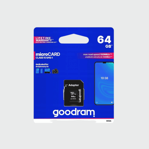 Karta pamięci 64 GB microSD Class 10 Goodram do kamer