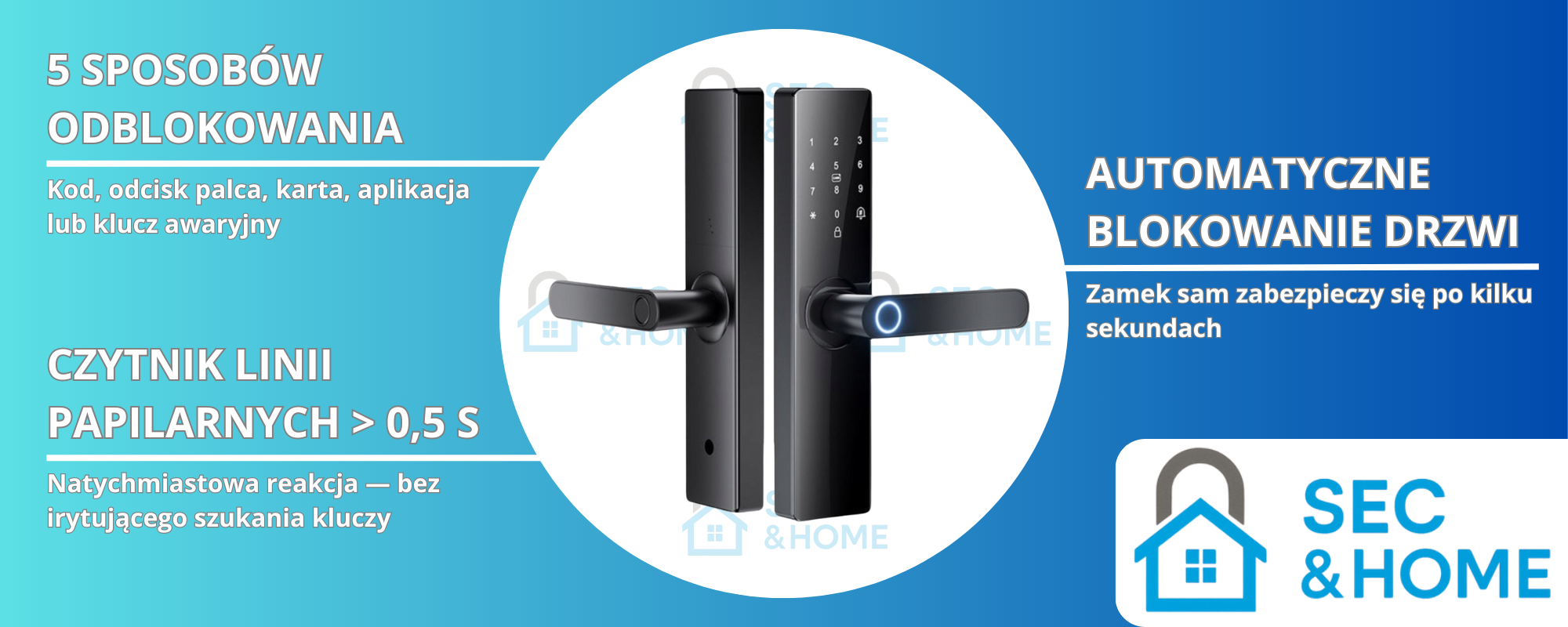 Karta produktowa – inteligentny zamek TUYA